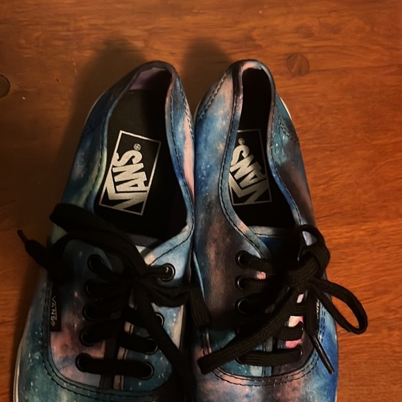 Vans Galaxy Space Sneakers Unisex M 5 W 6.5 lace up lo shoe sky night stars - Picture 5 of 7